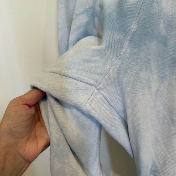 Aviator Nation Soulcycle Jogger Sweatpants Women Small Blue Tie Dye Comfort - Picture 3 of 14